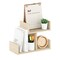 Furinno Hermite Wooden Desktop Bookshelf Storage Organizer for Home and Office Supplies, Bauhaus Oak